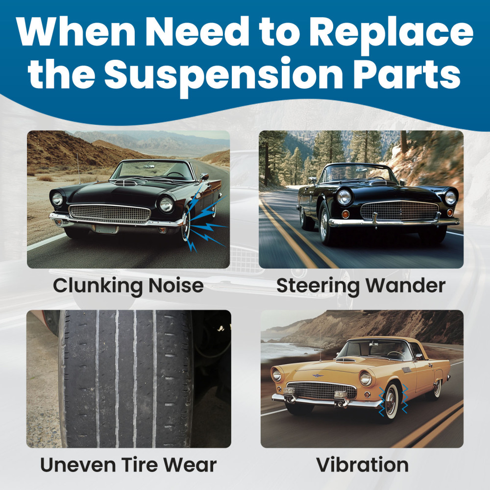 2pcs Rear Upper Control Arms compatible for Ford Thunderbird 2002 2003 2004 2005 524605