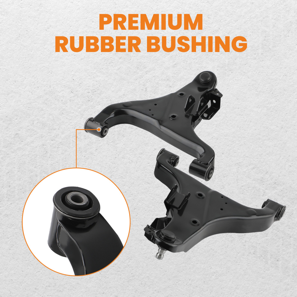 Front Upper Lower Control Arms Sway Bar End Linkfor compatible for Nissan Armada Titan 04-15