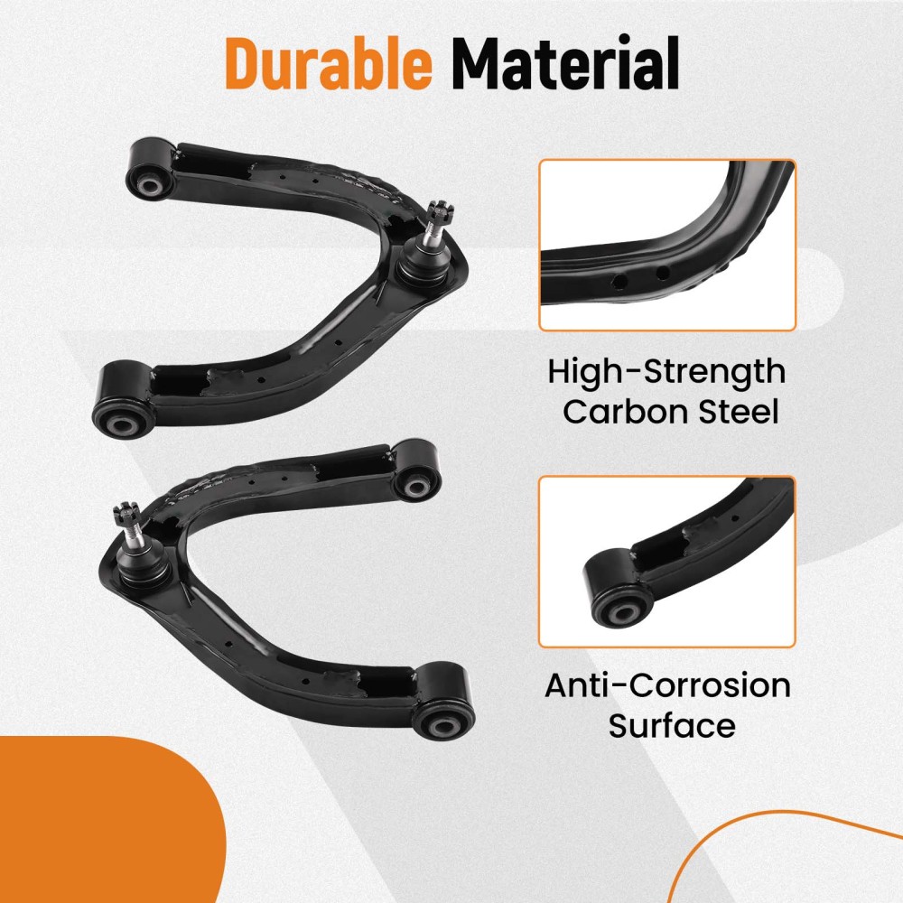 Front Upper Lower Control Arms Sway Bar End Linkfor compatible for Nissan Armada Titan 04-15