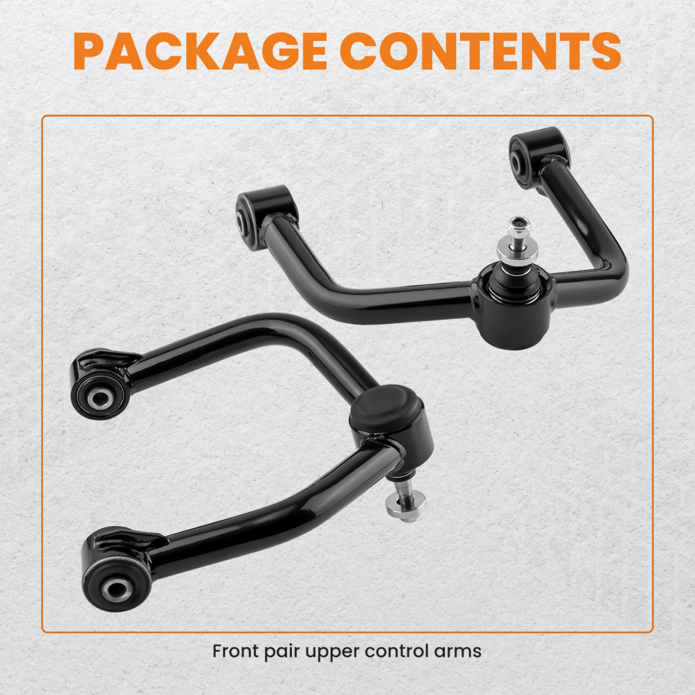 Suspension Kit Front Upper Control Arms 2-4 Lift compatible for Nissan Titan Armada 2004+