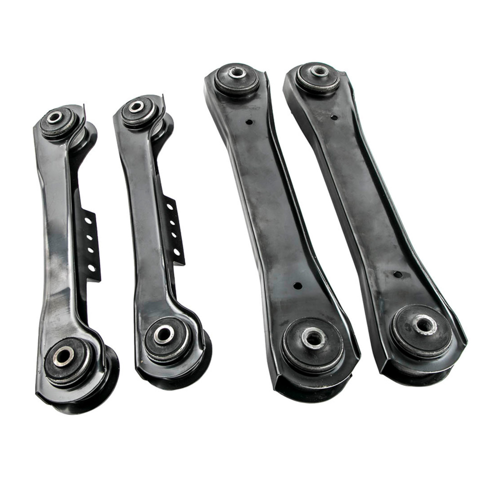 4pcs Rear Upper Lower Control Arms Left & Right Kit compatible for Jeep Wrangler 97-06