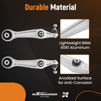 2PCS FRONT LOWER SUSPENSION WISHBONE CONTROL ARM compatible for TESLA MODEL S 12-16 MODEL X