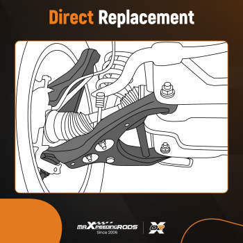 2PCS FRONT LOWER SUSPENSION WISHBONE CONTROL ARM compatible for TESLA MODEL S 12-16 MODEL X