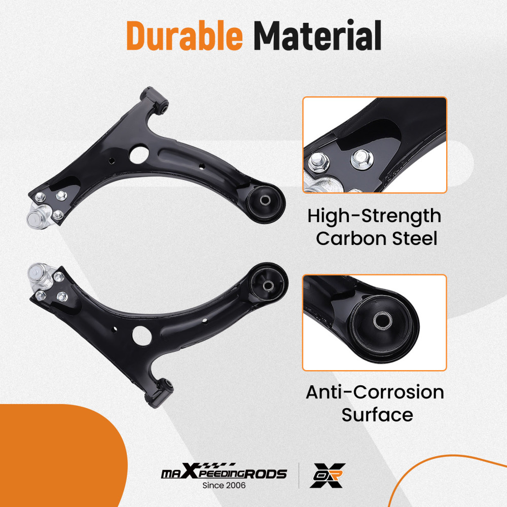 Front Lower Control Arms Ball Joints Kit For For 2014-2021 2022 Toyota Corolla