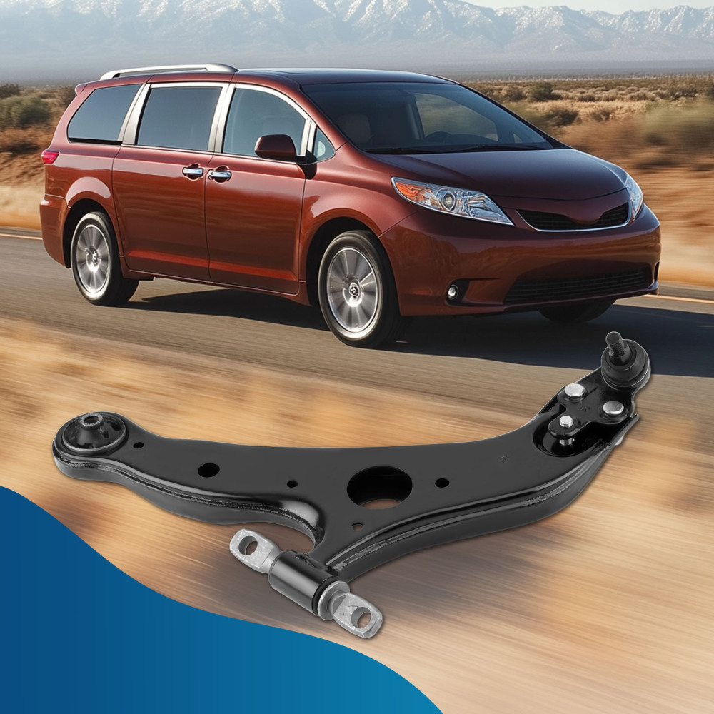 Front Right Lower Control Arm Side w/ Ball Joint for 2004 - 2010 compatible for Toyota Sienna