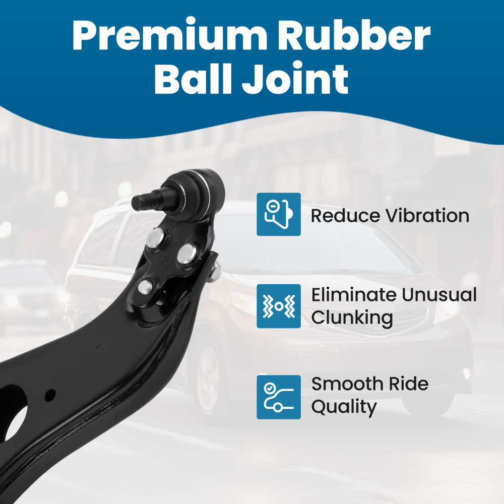 Front Right Lower Control Arm Side w/ Ball Joint for 2004 - 2010 compatible for Toyota Sienna