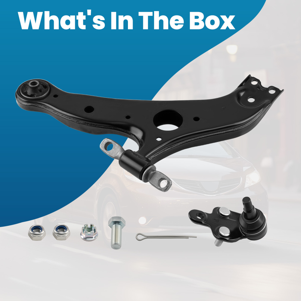 Front Right Lower Control Arm Side w/ Ball Joint for 2004 - 2010 compatible for Toyota Sienna