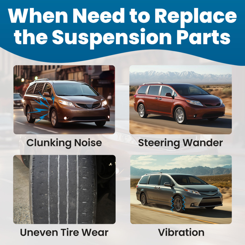 Front Right Lower Control Arm Side w/ Ball Joint for 2004 - 2010 compatible for Toyota Sienna