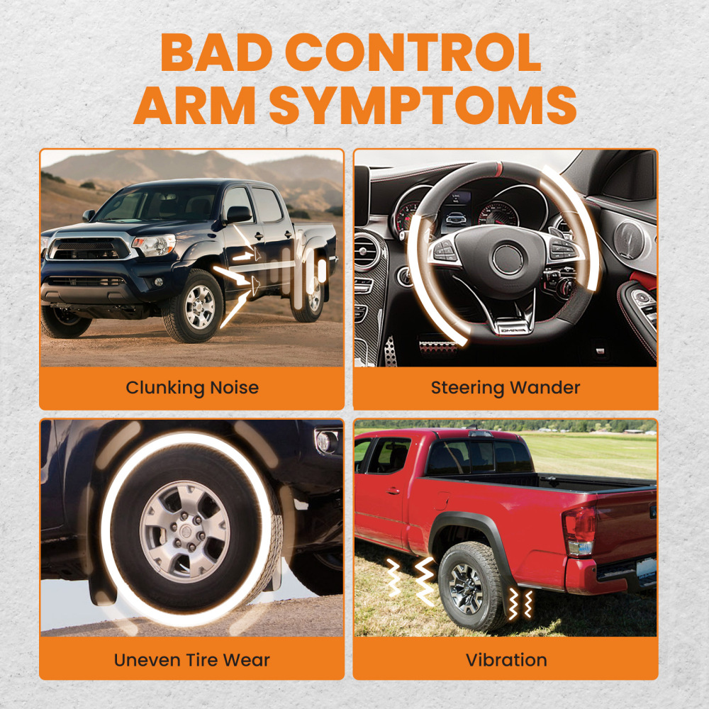 2pcs Front Lower Control Arm with Ball Joint LH & RH compatible for Toyota Tacoma 2005-15