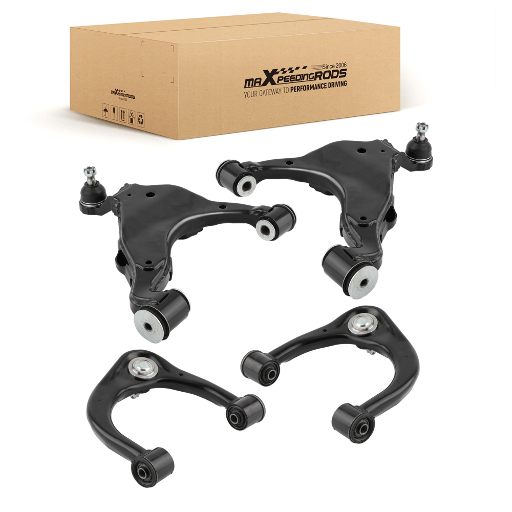 4x Front LowerUpper Control Arms Ball Joints compatible for Toyota Tacoma 2005-2014 2015