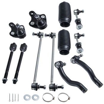 12 Pcs Front Lower Control Arm and Sway Bar End Link compatible for Toyota Compatible for RAV4 2006 - 2014