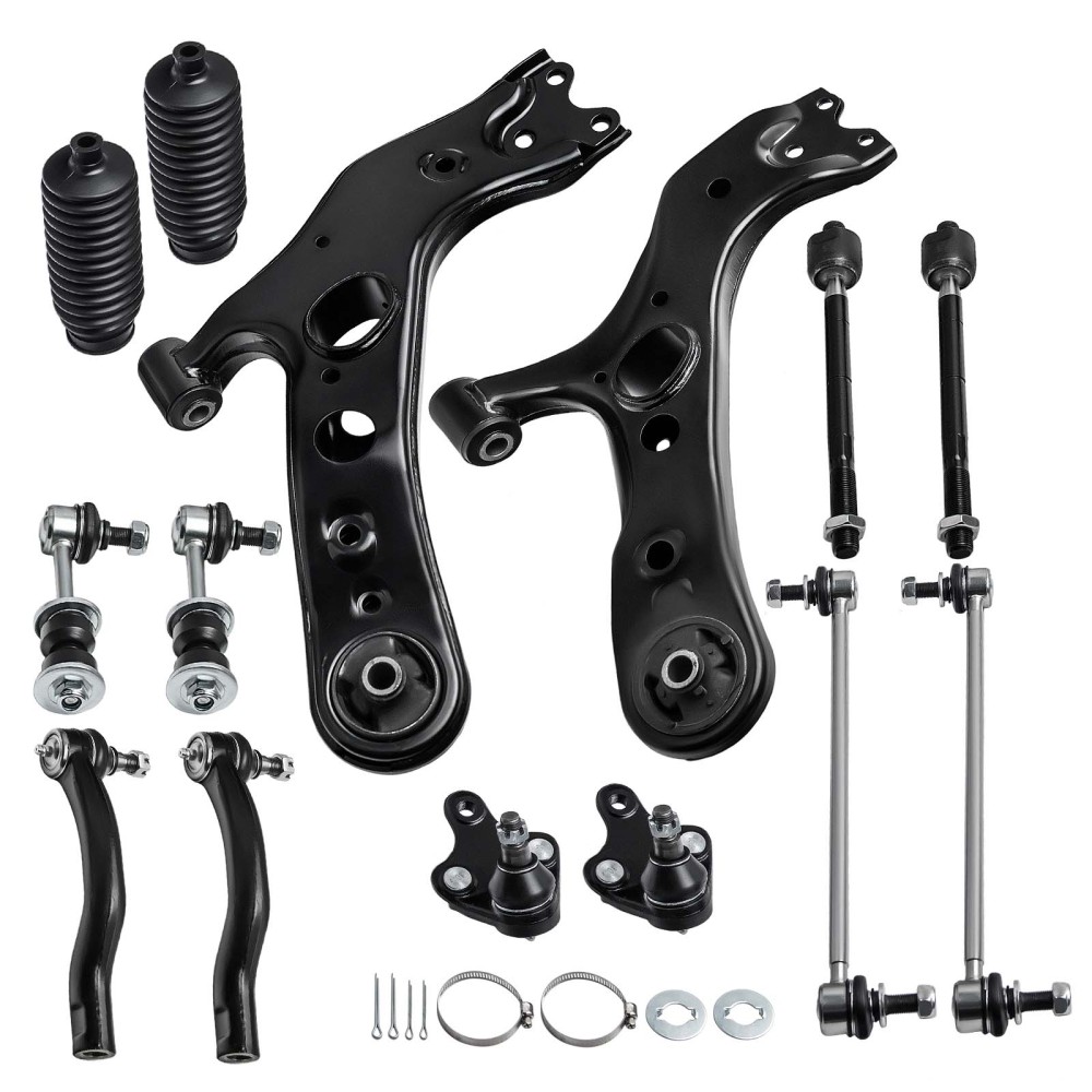 12 Pcs Front Lower Control Arm and Sway Bar End Link compatible for Toyota Compatible for RAV4 2006 - 2014