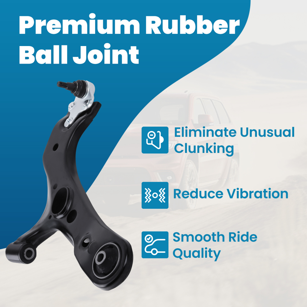 2x Front Lower Control Arms w/ Ball Joints for 2006-2018 compatible for Toyota Rav4 Lexus NX300