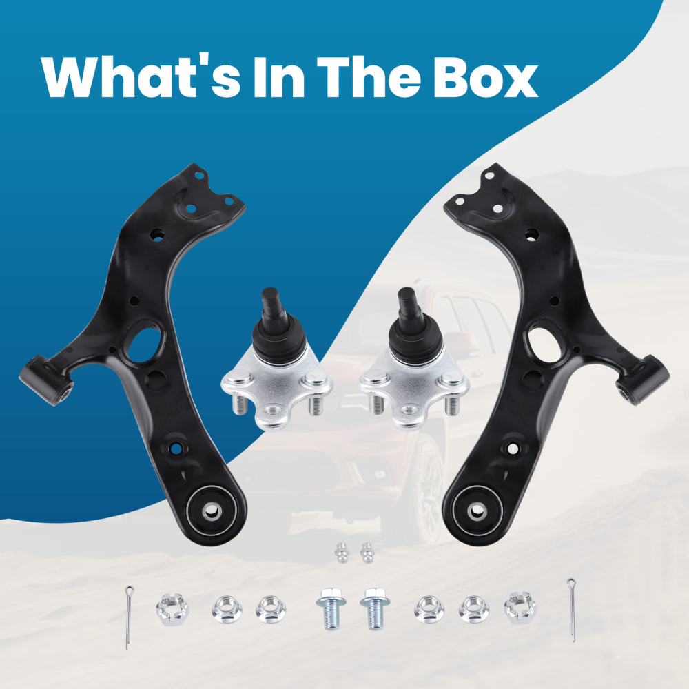 2x Front Lower Control Arms w/ Ball Joints for 2006-2018 compatible for Toyota Rav4 Lexus NX300