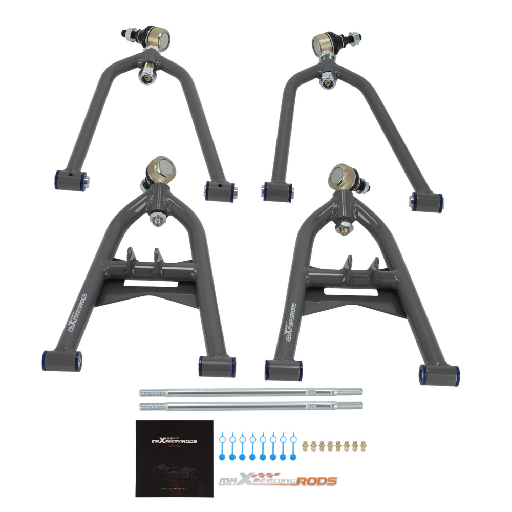 Fully Adjustable A-Arms +2+0 Compatible for Honda TRX 400EX Trx400 All Years Sportrax 400