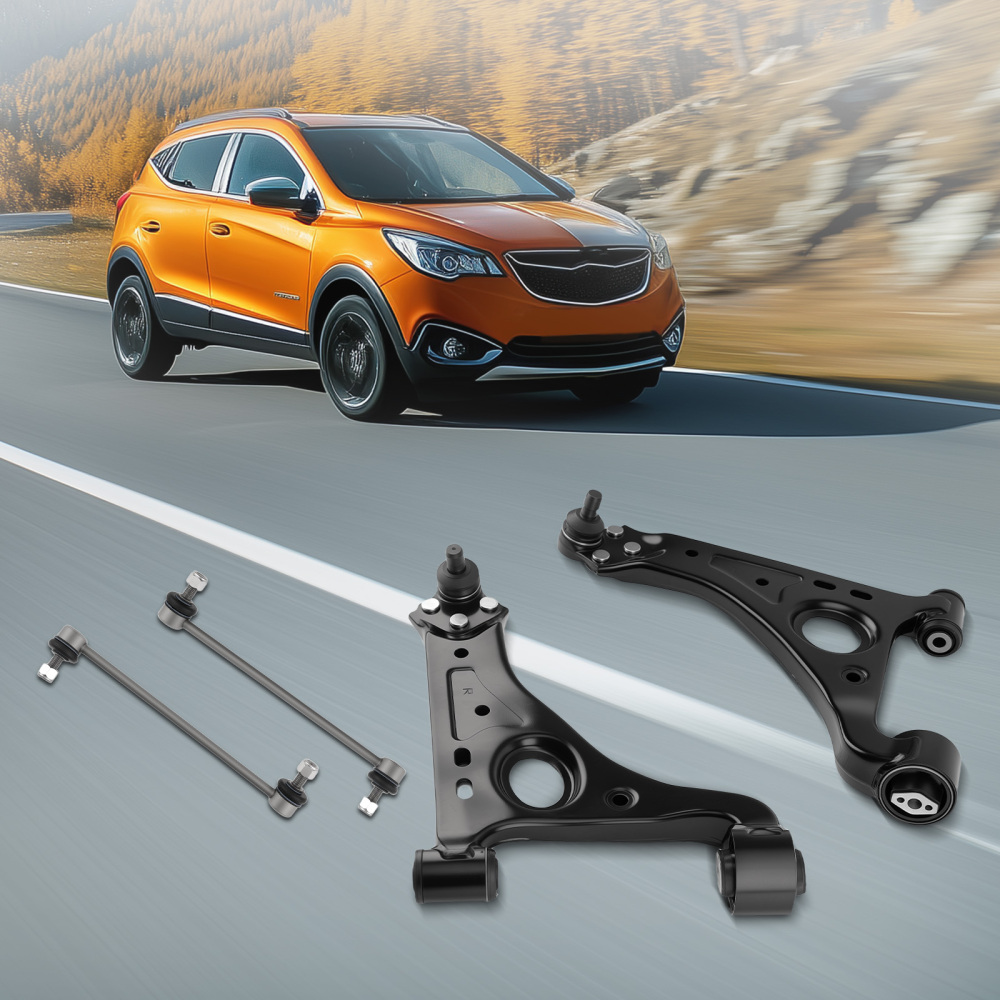 Front Lower Control Arms Sway Bar Links compatible for Buick Encore 2013-2022 compatible for Chevy Trax
