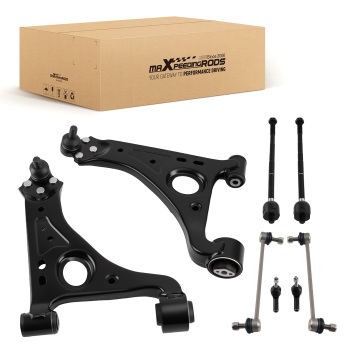 8x Front Lower Control Arms Tie Rods Sway Bars compatible for Buick Encore Trax 2013-2022