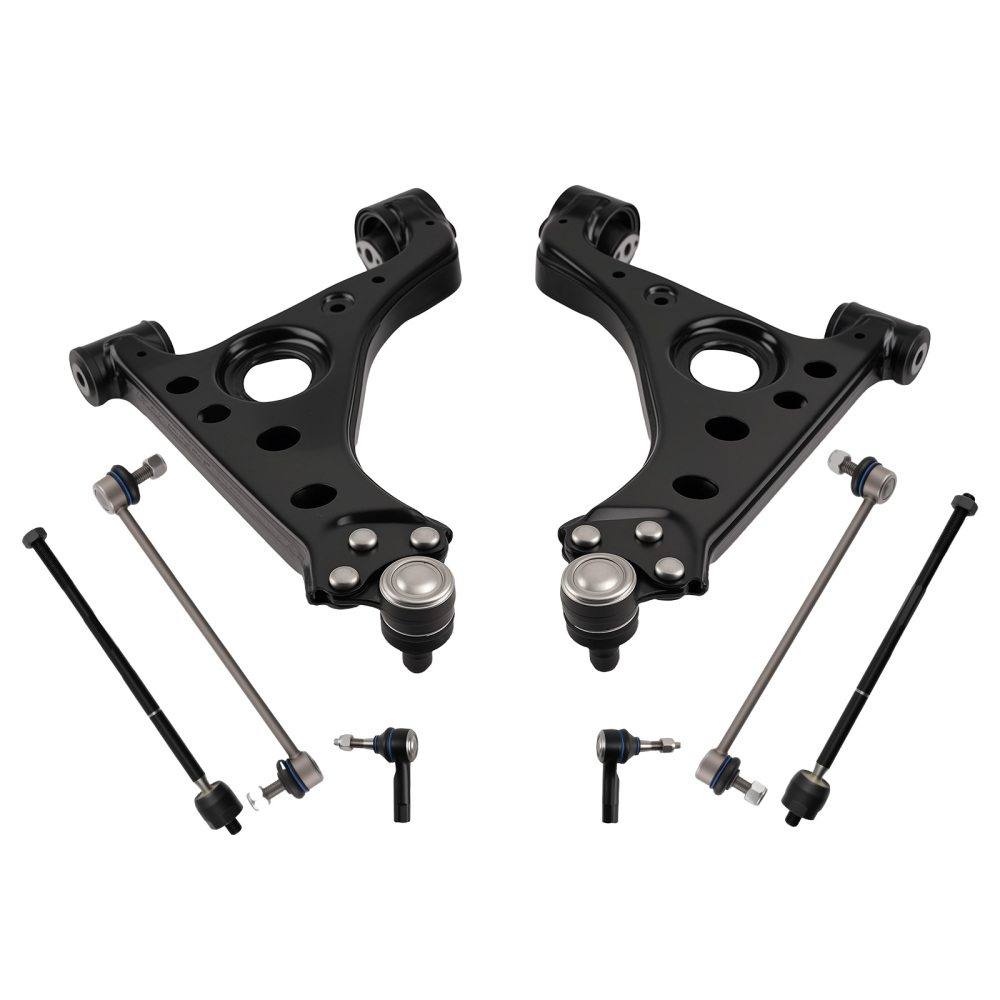 8x Front Lower Control Arms Tie Rods Sway Bars compatible for Buick Encore Trax 2013-2022