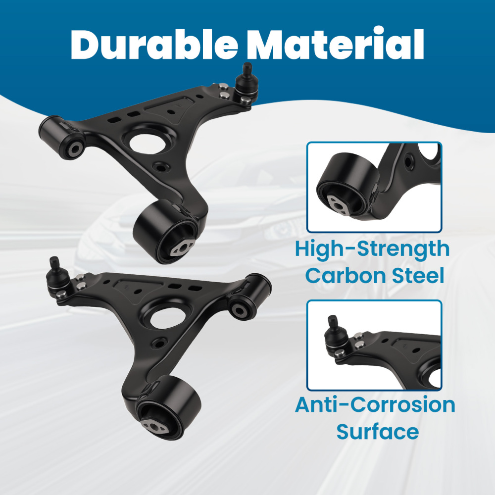 8x Front Lower Control Arms Tie Rods Sway Bars compatible for Buick Encore Trax 2013-2022