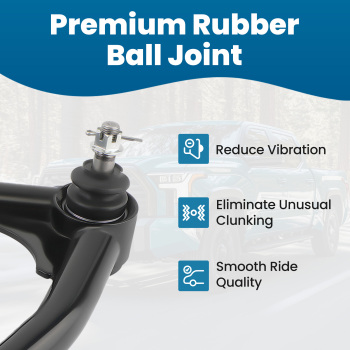 Heavy Duty Front Upper Control Arm 2-4 Lift compatible for Toyota Tundra 2007-2022 Tubular