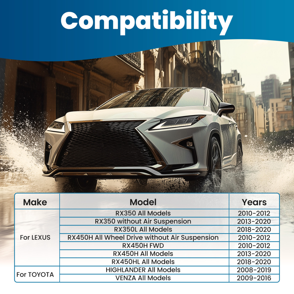 Lower Suspension Control Arm compatible for Toyota Venza 08-19 compatible for Lexus RX50 RX450H 2010-2020