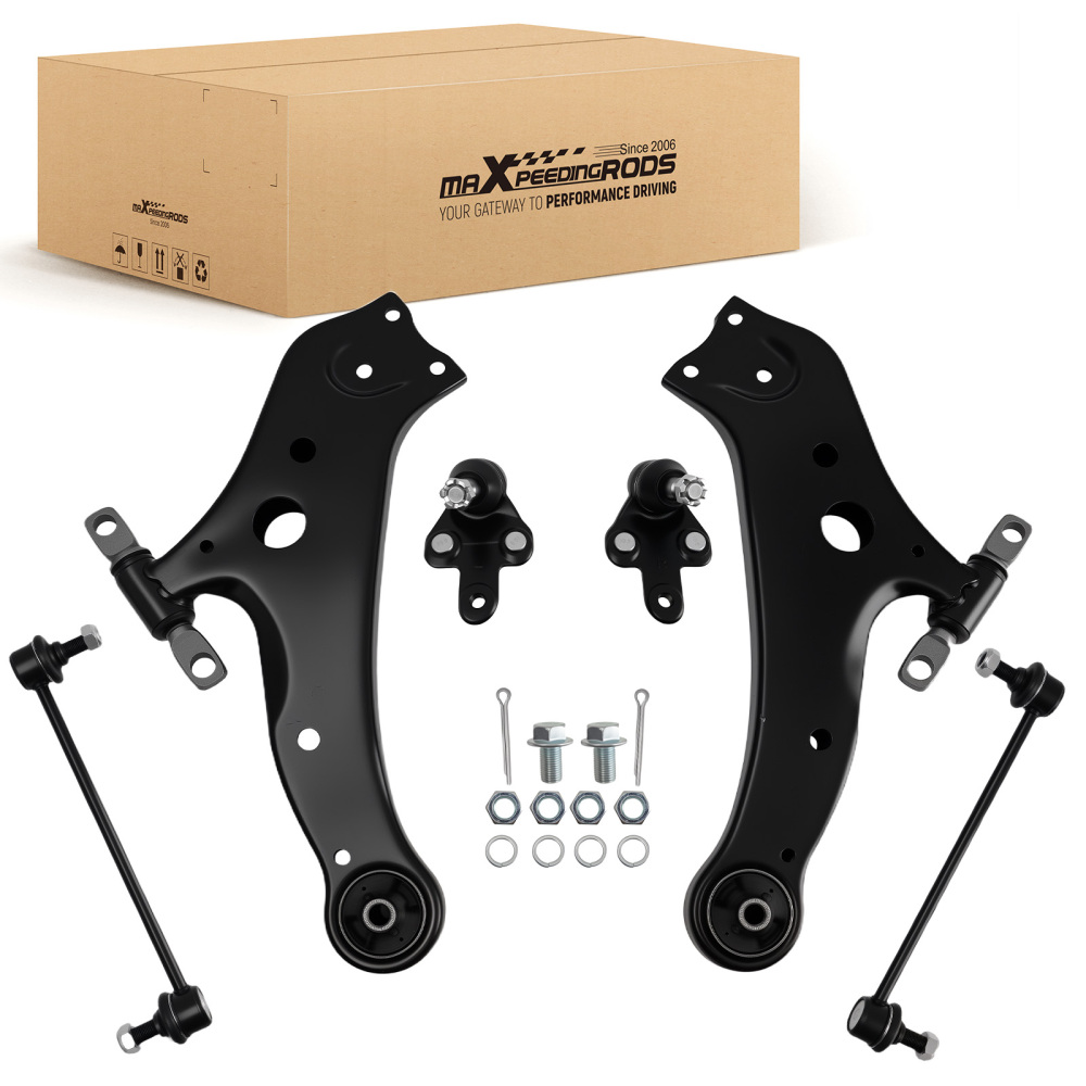 4x Front Lower Control Arm Ball Joint Sway Bar Link compatible for Lexus RX350 RX450H 10-19