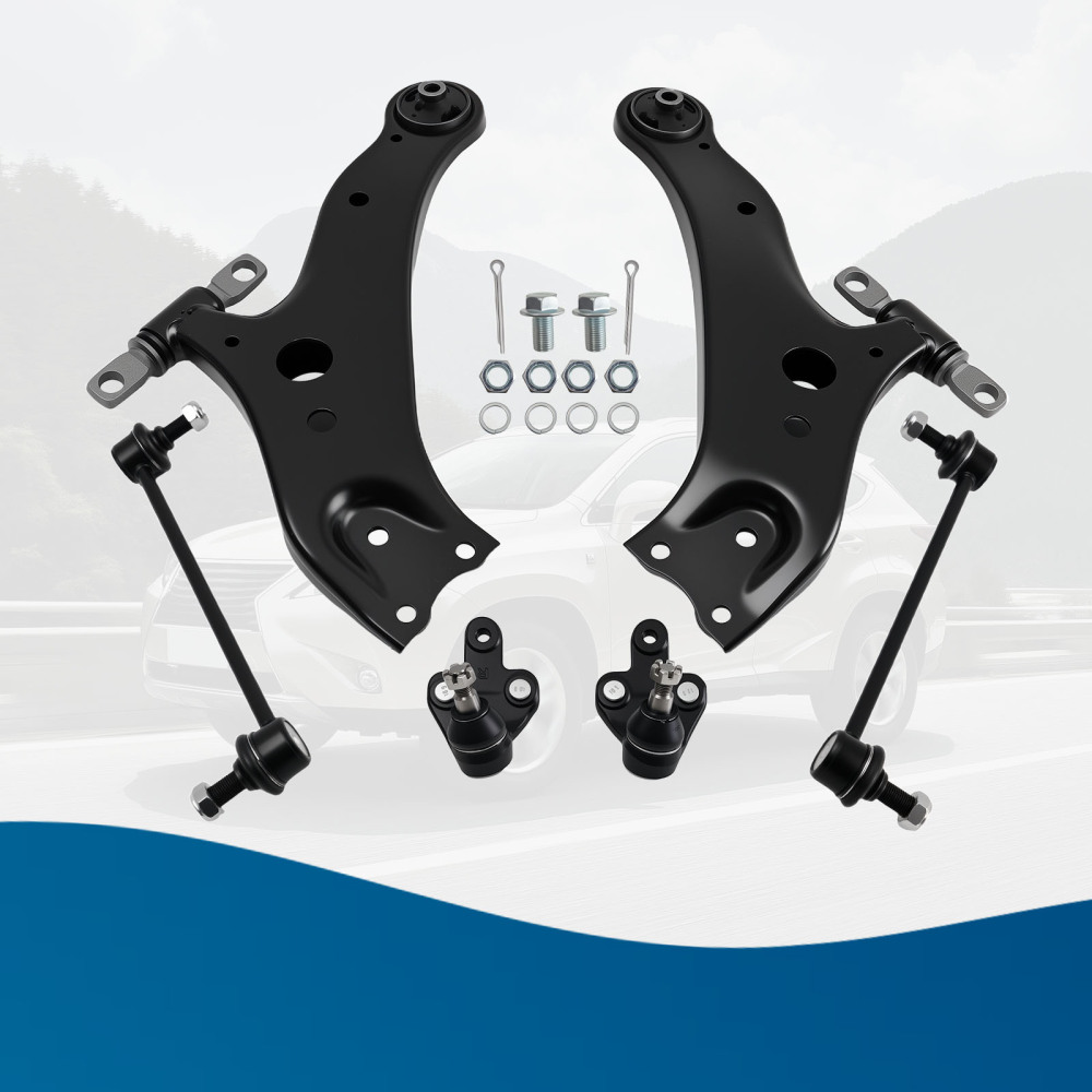 4x Front Lower Control Arm Ball Joint Sway Bar Link compatible for Lexus RX350 RX450H 10-19