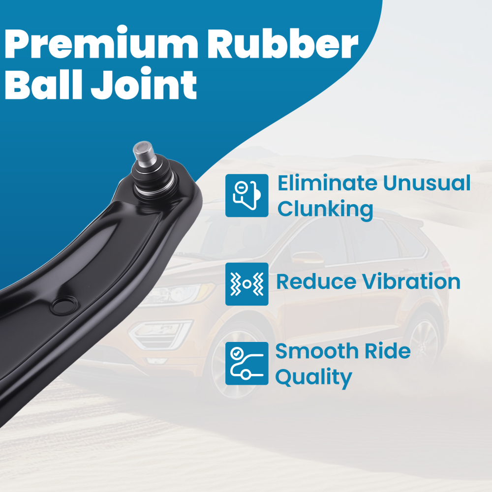 Front Lower Control Arms w/Ball Joints Sway Bars Kit compatible for Nissan Versa Note Micra