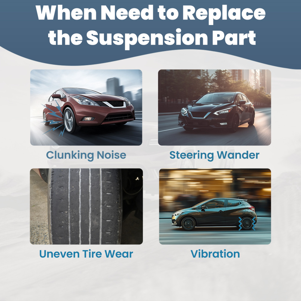 Front Lower Control Arms w/Ball Joints Sway Bars Kit compatible for Nissan Versa Note Micra