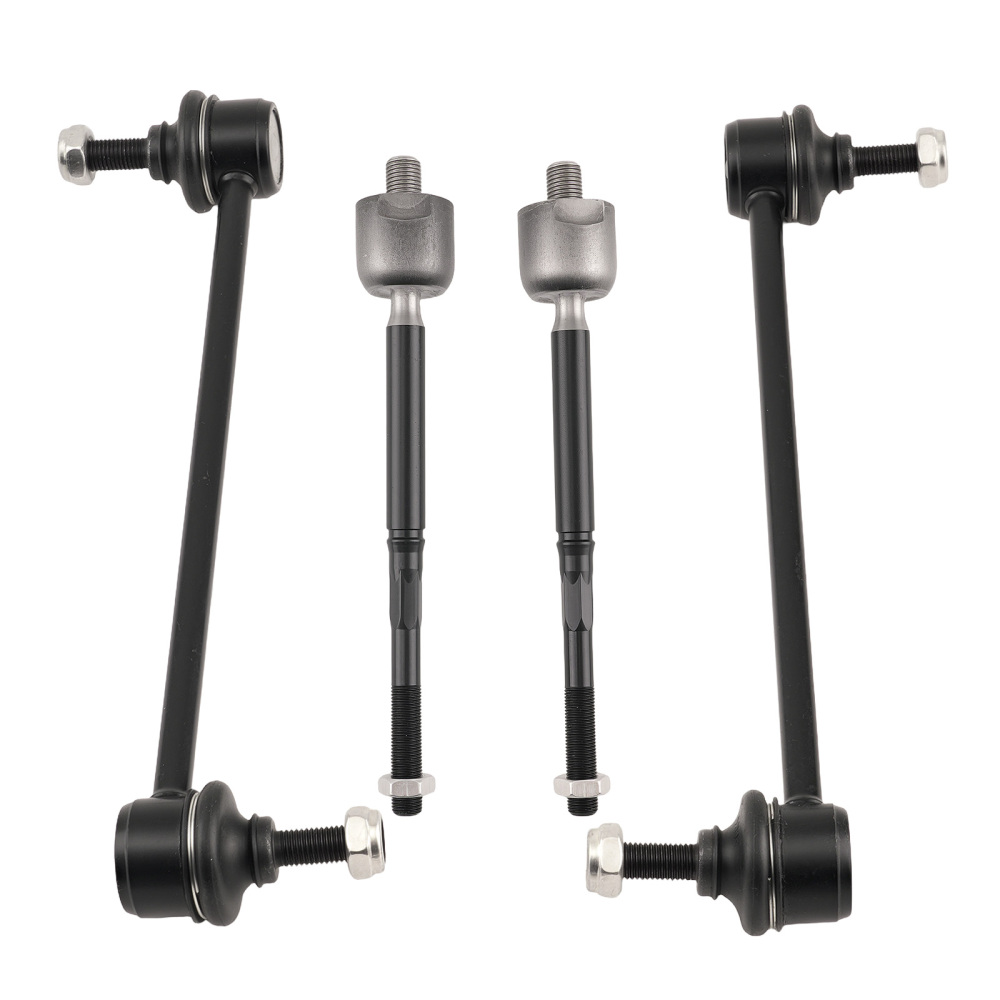 Front Lower Control Arms + Tie Rods + Sway Bar Links compatible for Nissan Versa Note Micra