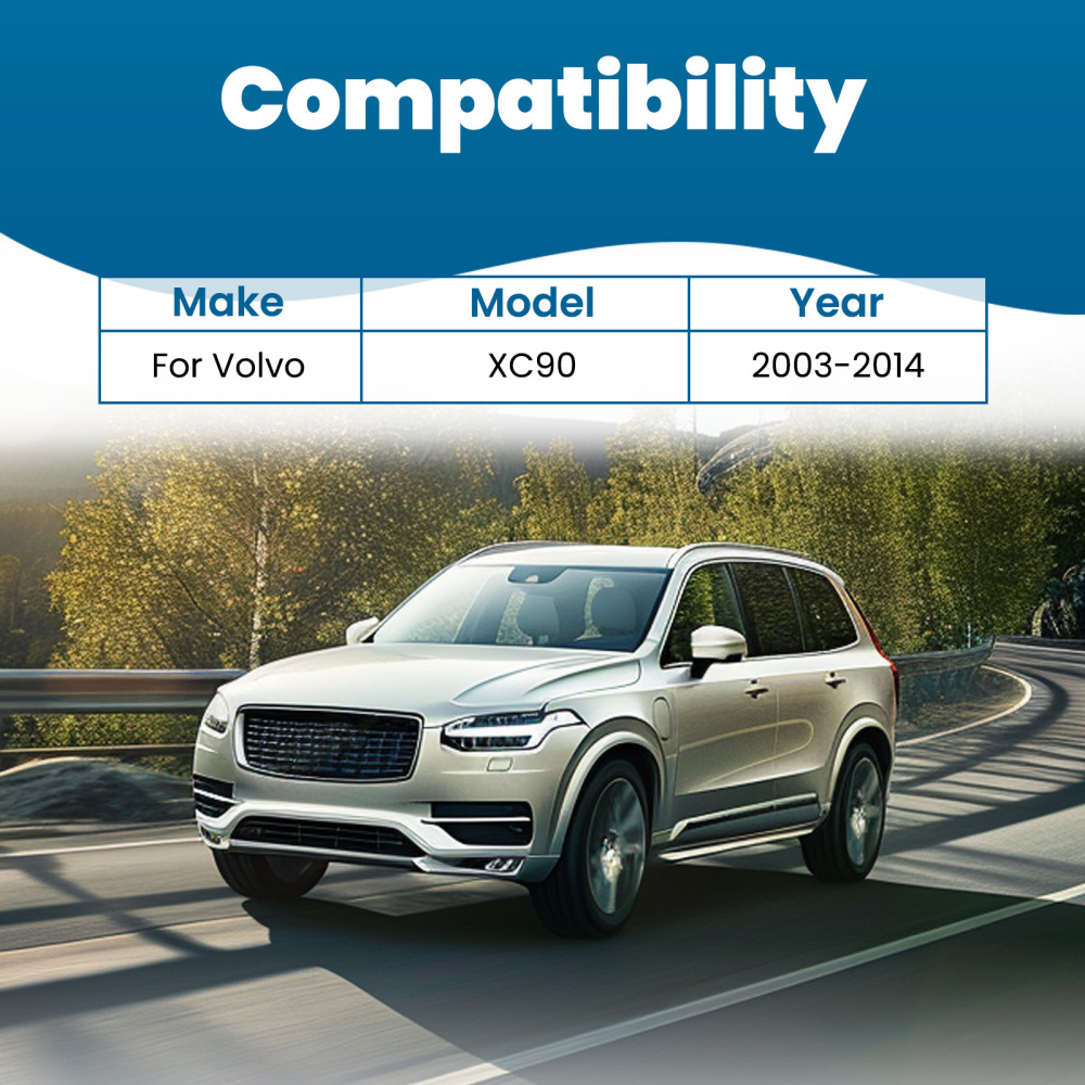 14x Front Lower Control Arm Ball Joint Tie Rod Sway Bar for 2003-2014 compatible for Volvo XC90