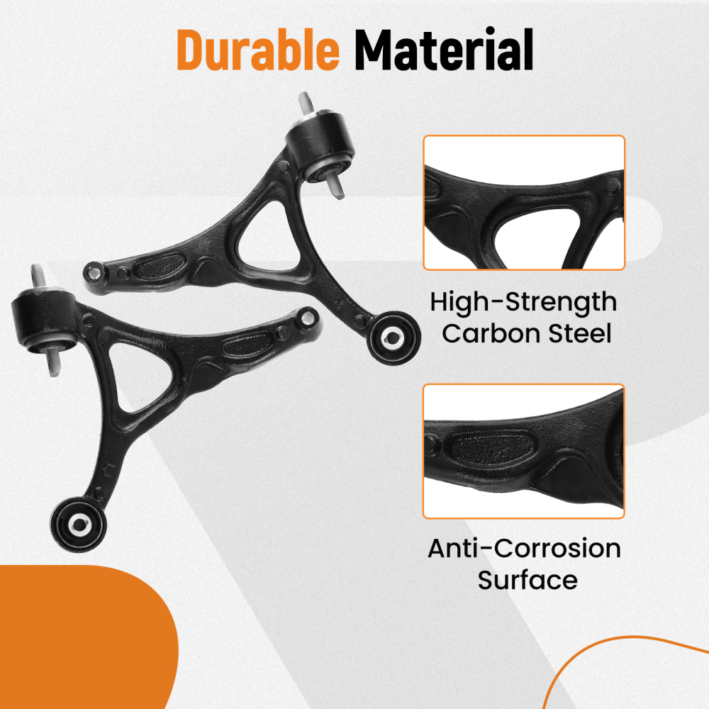 14x Front Lower Control Arm Ball Joint Tie Rod Sway Bar for 2003-2014 compatible for Volvo XC90