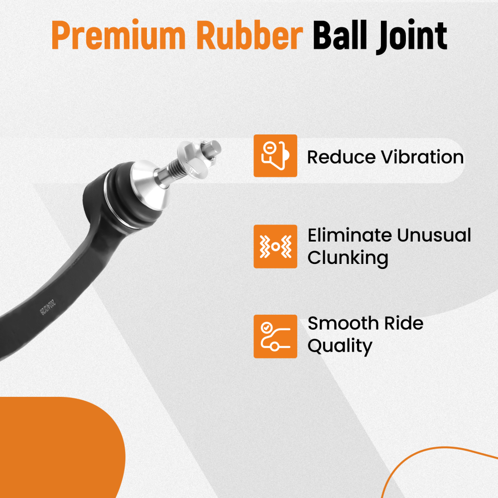 14x Front Lower Control Arm Ball Joint Tie Rod Sway Bar for 2003-2014 compatible for Volvo XC90