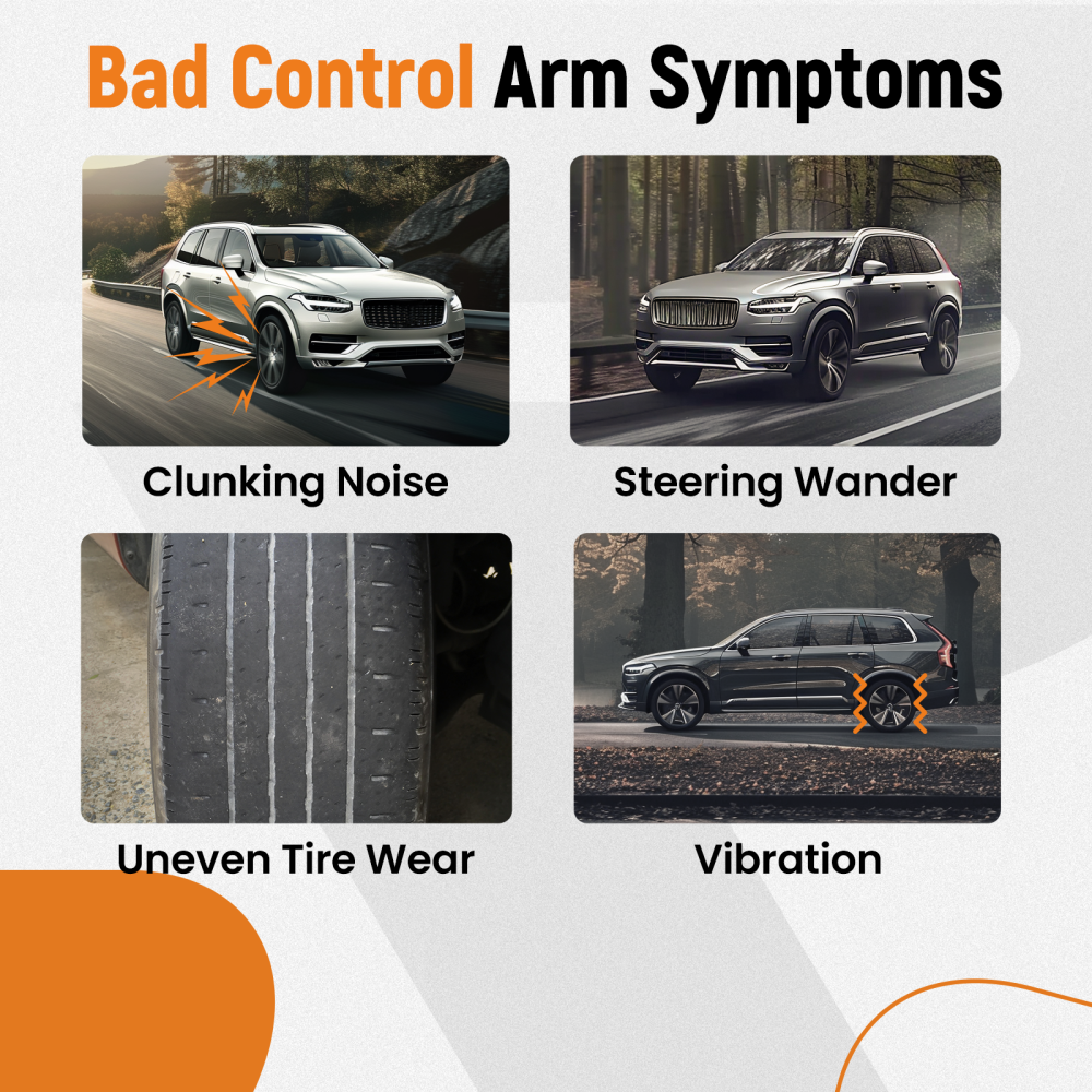 14x Front Lower Control Arm Ball Joint Tie Rod Sway Bar for 2003-2014 compatible for Volvo XC90