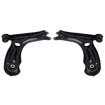 Front Lower Control Arms + Sway Bars + Tie Rods for 2011 - 2018 compatible for Volkswagen Jetta