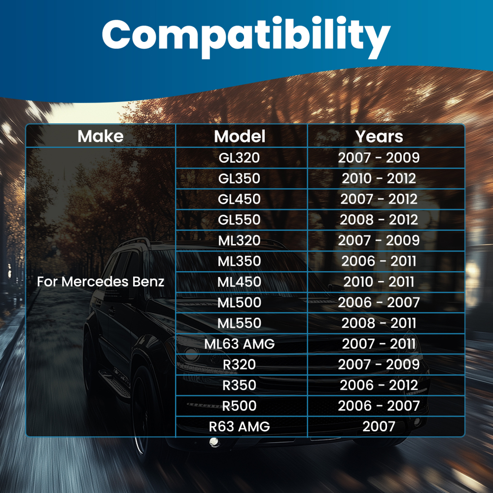 Suspension 2Pcs Front Upper Control Arm with Ball Joint compatible for Mercedes Benz GL320