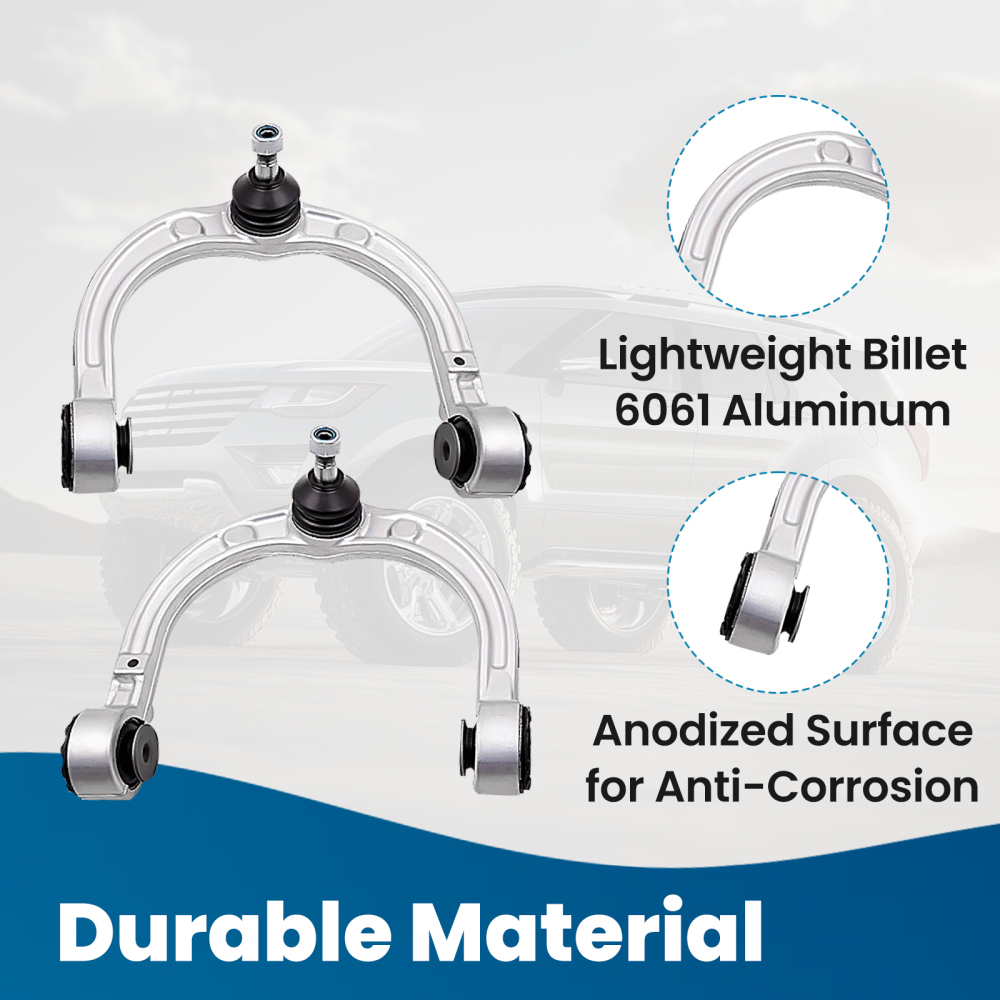 Suspension 2Pcs Front Upper Control Arm with Ball Joint compatible for Mercedes Benz GL320