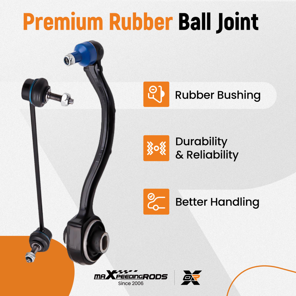 10-PIECES FRONT CONTROL ARM SET compatible for MERCEDES C-CLASS W203 S203 CLK C209 CLC A209