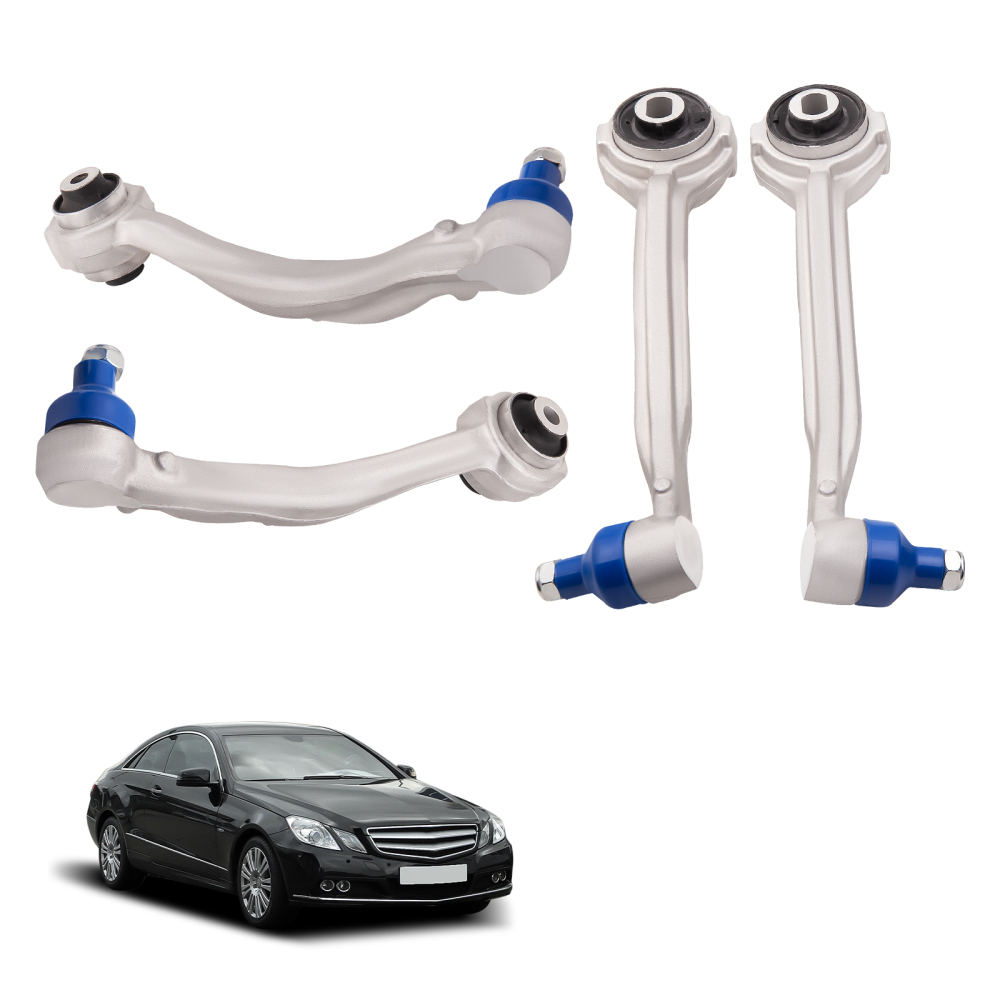 Compatible for mercedes clk slk front upper and lower suspension control arm arms and links kit suspension arms
