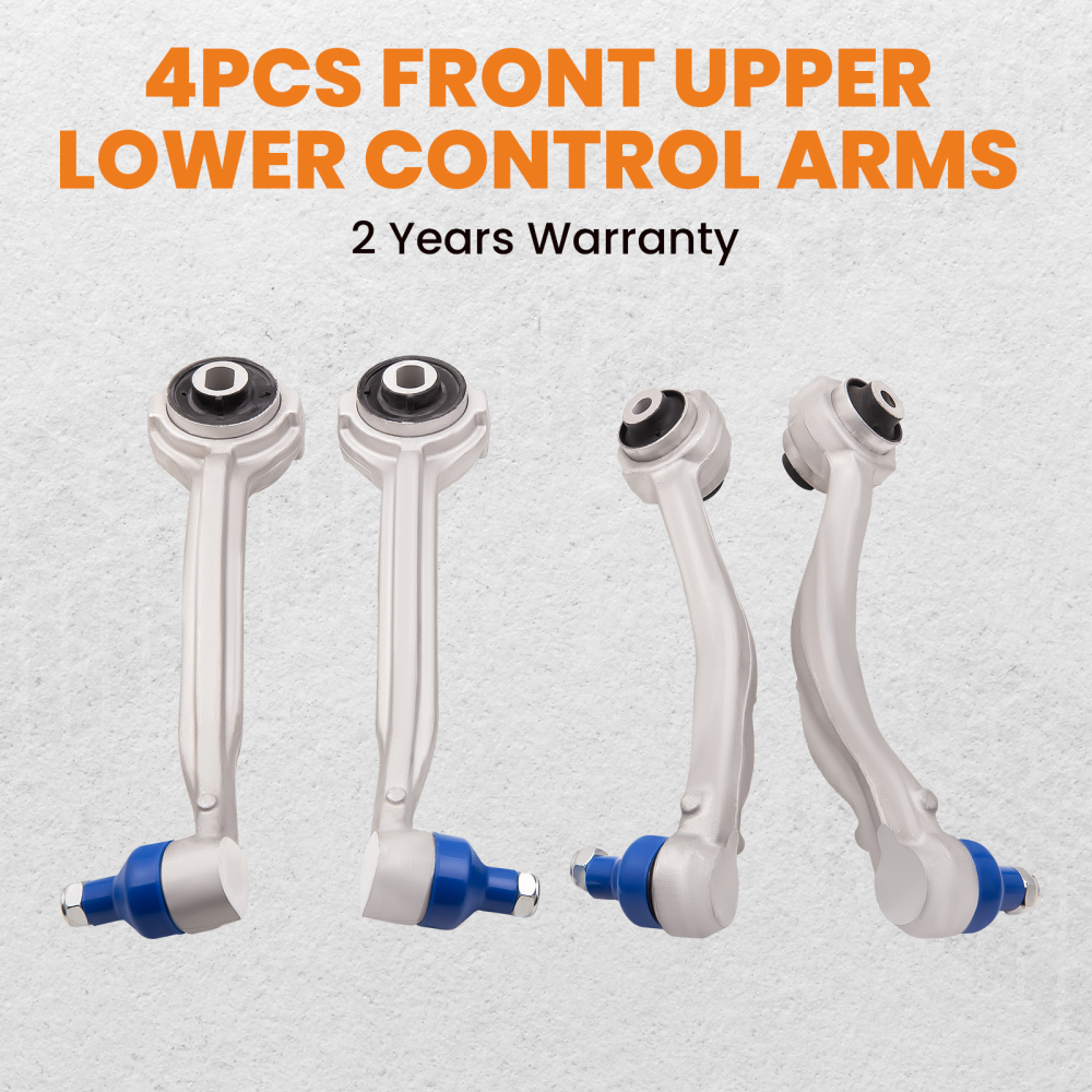 Compatible for mercedes clk slk front upper and lower suspension control arm arms and links kit suspension arms