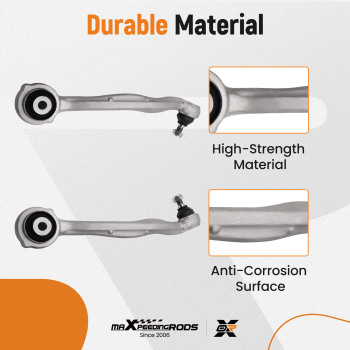 2X BRAS DE CONTRÔLE INFÉRIEUR AVANT compatible pour MERCEDES BENZ C230 C250 C300 E350 E400