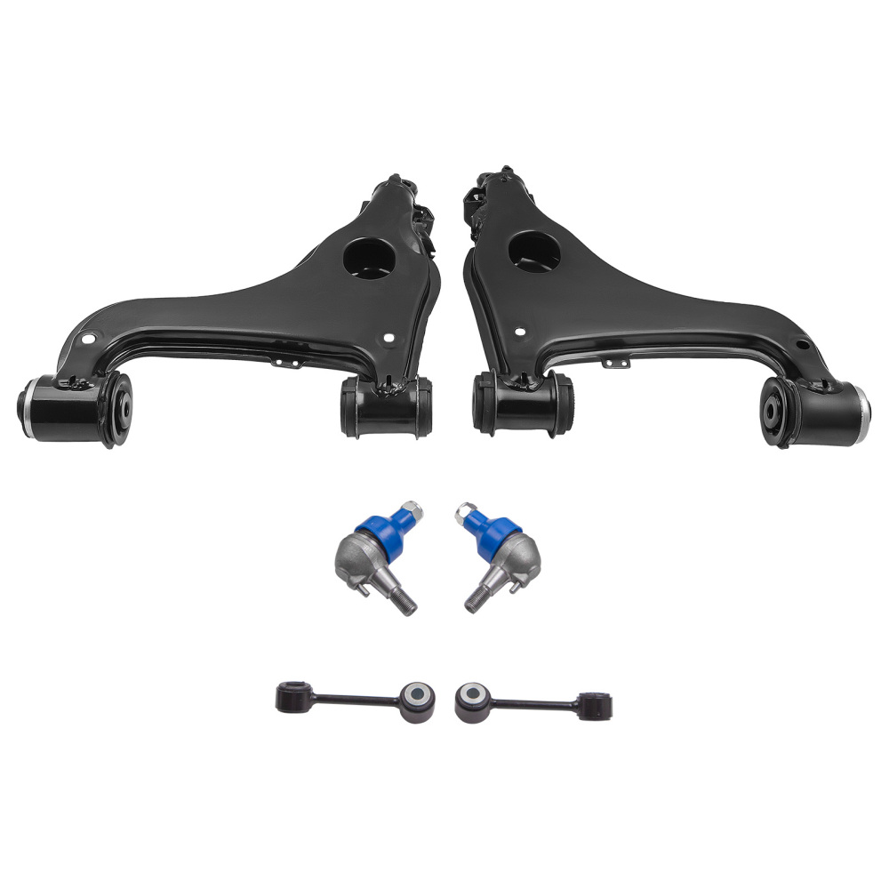 6pcs Suspension Wishbone Control Arm Kit Front Axle Lower compatible for Mercedes W210 S210