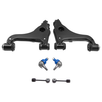 6pcs Suspension Wishbone Control Arm Kit Front Axle Lower compatible for Mercedes W210 S210