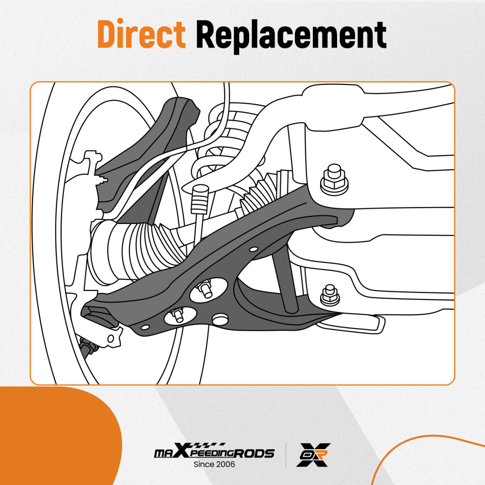 6pcs Suspension Wishbone Control Arm Kit Front Axle Lower compatible for Mercedes W210 S210