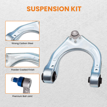 12pc Kit Bras De Contrôle compatible pour Mercedes Classe E W211 CLS C219 Essieu Avant