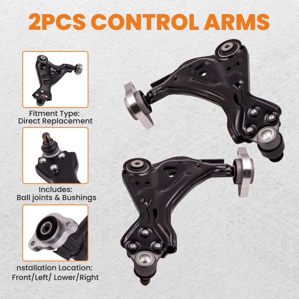 Compatible for Mercedes Viano [W639] - Control Arm Complete Set Left Right for Front suspension arms