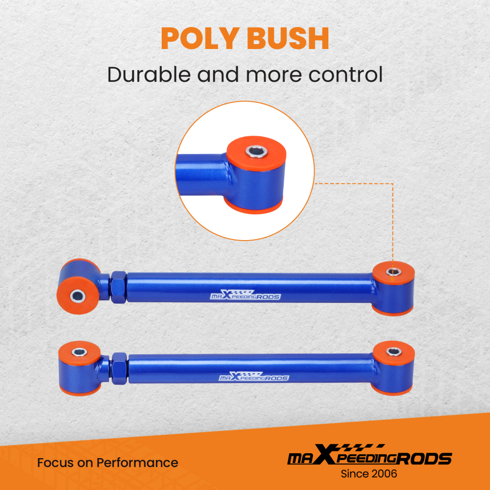 2 Pcs RHLH Lower Rear Adjustable Control Arms compatible for Jeep Grand Cherokee WJ 1999