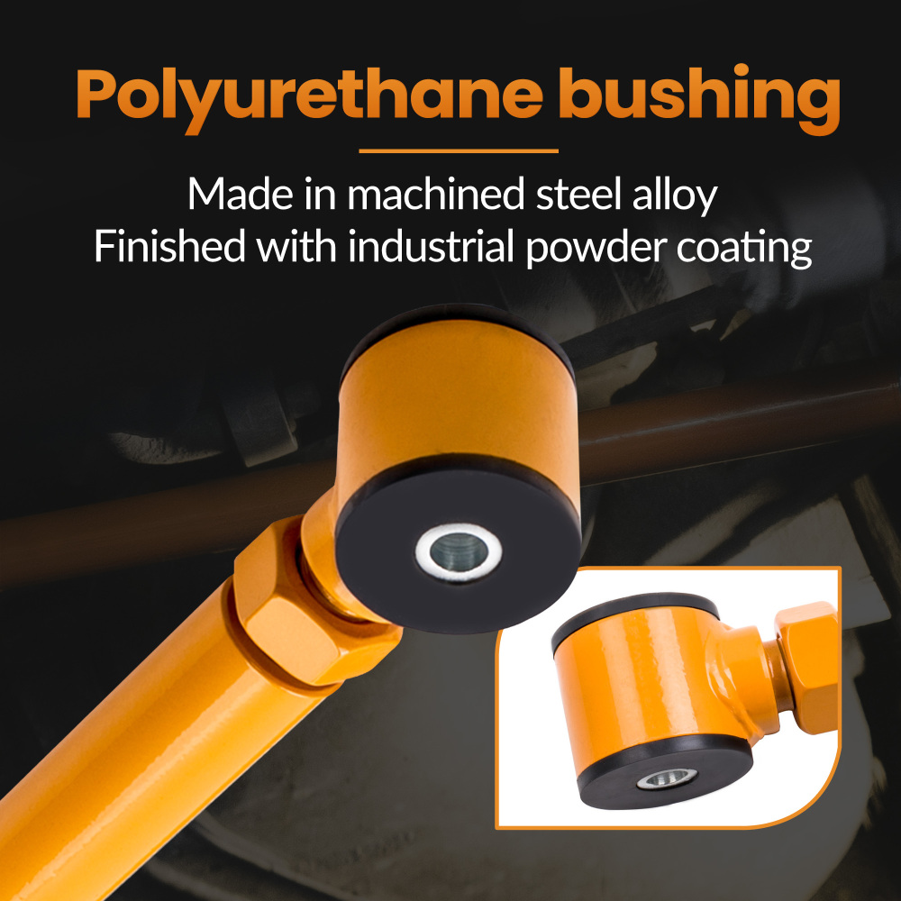 Rear Lower 2 Pcs Adjustable Control Arm compatible for Jeep Grand Cherokee WJ 1999-2004