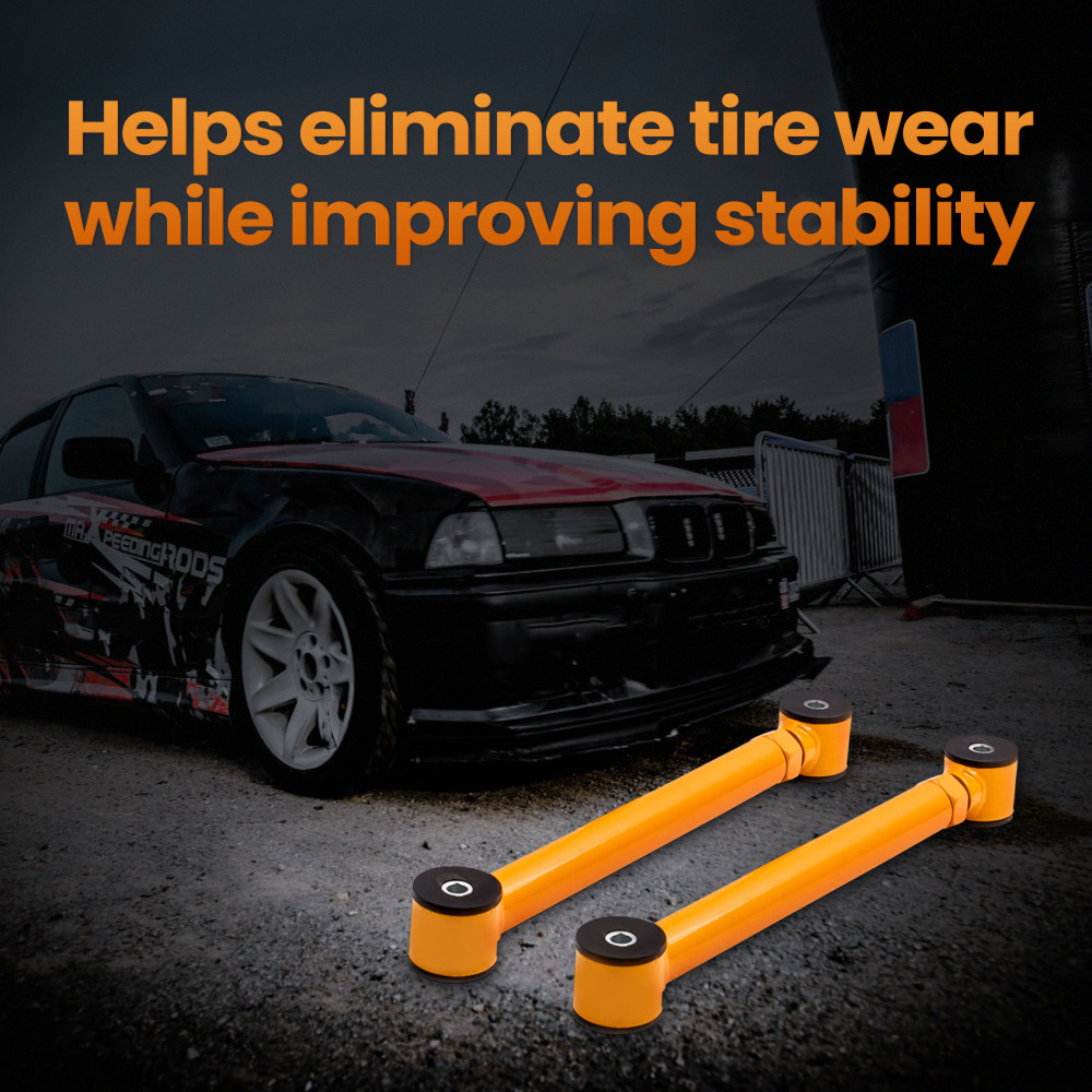 Rear Lower 2 Pcs Adjustable Control Arm compatible for Jeep Grand Cherokee WJ 1999-2004