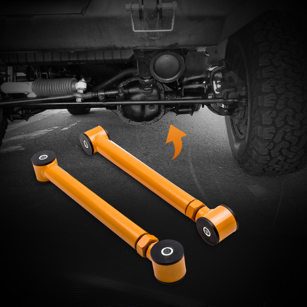 Rear Lower 2 Pcs Adjustable Control Arm compatible for Jeep Grand Cherokee WJ 1999-2004